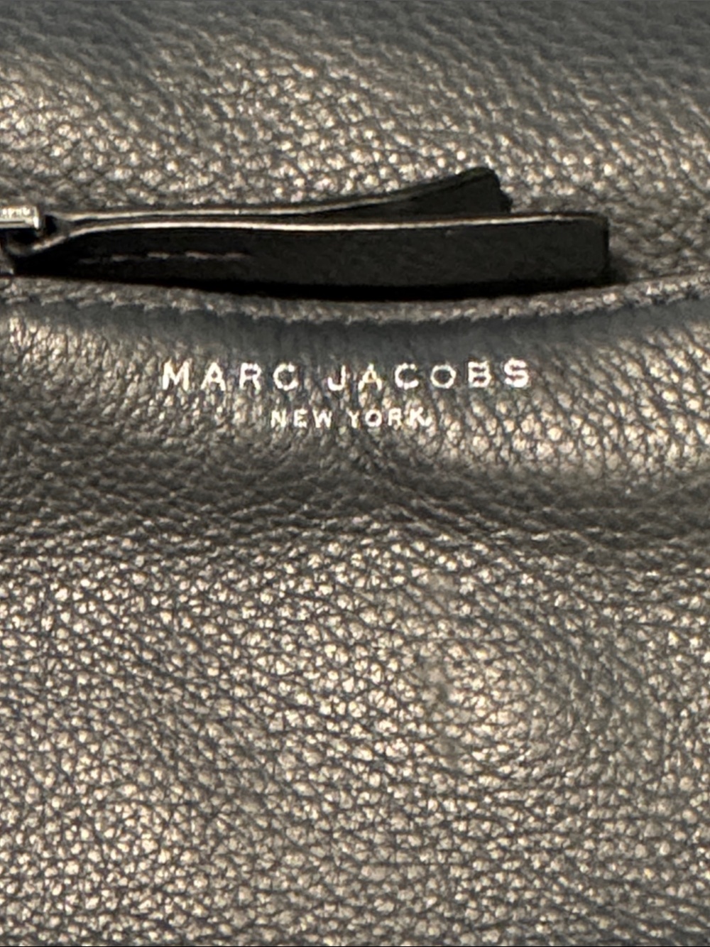 Marc Jacobs Pebbled Leather Crossbody in Slate Blue-Gray - Picture 2 of 9